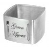 Serviettenringe eckig mit Wunsch-Gravur (Set 4-teilig)