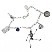 Bettelarmband aus Sterling Silber ATLANTIS mit Charms