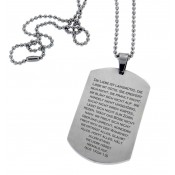 Dog Tag Anhänger BIG mit Gravur