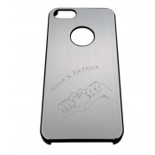 Handyhülle für iPhone5 silber mit Gravur