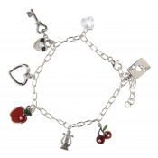 Bettelarmband ACE OF HEART aus Sterling Silber mit Charms