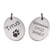Hundehalsband-Anhänger mit Gravur