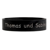 Stahlring BLACK 8 mit Außengravur
